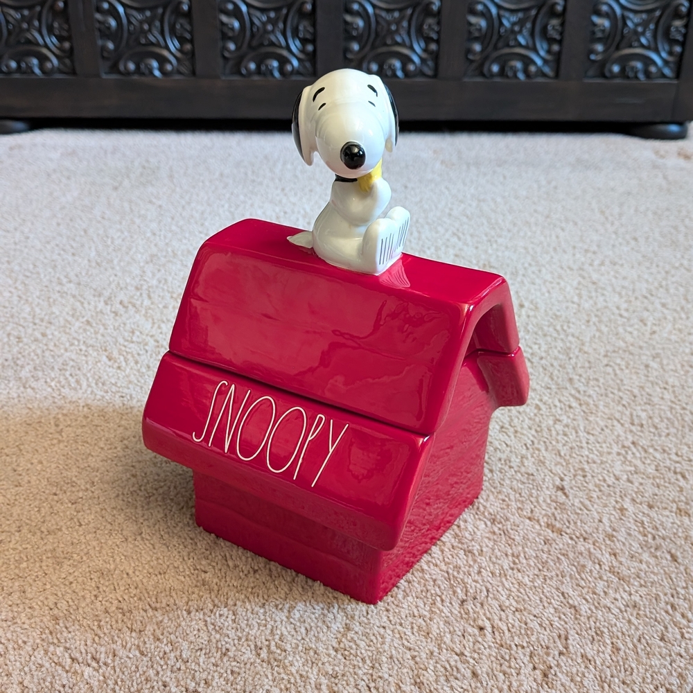Snoopy And Woodstock Jar